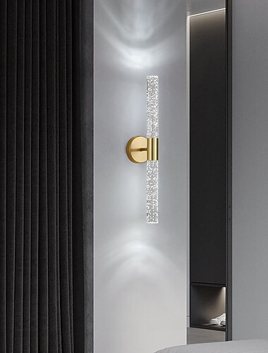 Lightinthebox LED-Wandleuchte für den Innenbereich, minimalistische Blasen, lineare Streifen-Wandleuchte, lange Wohndekor-Beleuchtung, Innen-Wandwaschleuchten für Wohnzimmer, Schlafzimmer