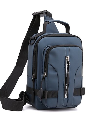 anti-tyveri brysttaske til mænd skuldertasker skole kort tur messengers tasker herre nylon sling pack usb opladning crossbody rygsæk, tilbage til skolen gave