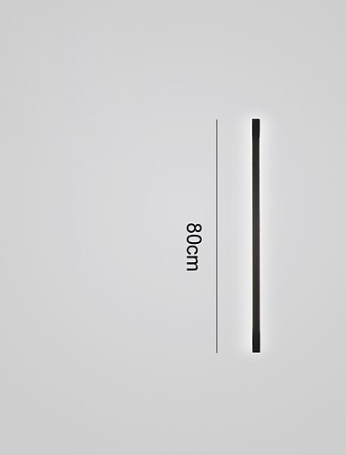 Lightinthebox LED-Wandleuchte für den Innenbereich, minimalistisch, lineare Streifen-Wandleuchte, lange Wohndekor-Beleuchtung, Wandwaschleuchten für den Innenbereich für Wohnzimmer und Schlafzimmer