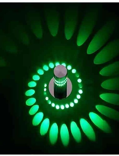 Creative led luces de pared para interiores sala de estar tiendas/cafés luz de pared de aluminio ip44 ac100-240v 3w