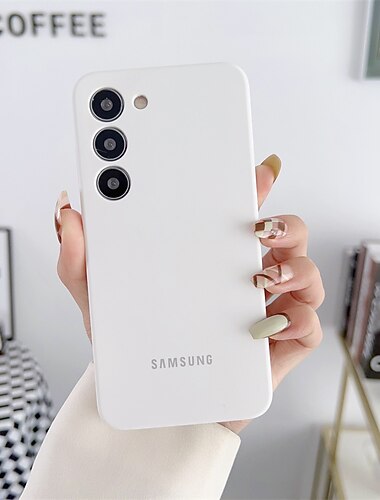 هاتف غطاء من أجل سامسونج جالاكسي ق 25 S23 Ultra Plus حالة سيليكون حماية كاملة للجسم ضد الغبار أربع زوايا مقاومة السقوط لون سادة TPU