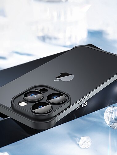 telefono Custodia Per iPhone 17 Pro Max 17 Air 15 14 Pro Max Plus 13 12 11 Pro Max Custodia paraurti senza cornice con Proteggi Schermo Tinta unica TPU