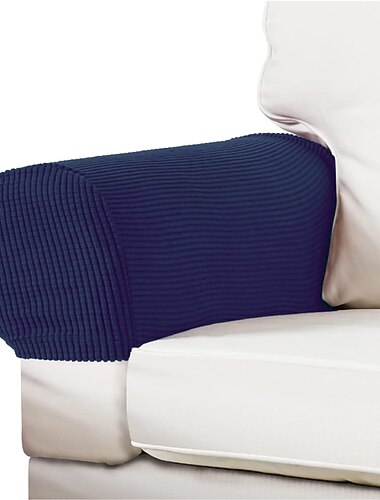 2 stk stretch armlenstrekk spandex jacquard armtrekk myk og elastisk beskyttelse for stoler sofa sofa lenestol slipcovers hvilesofa