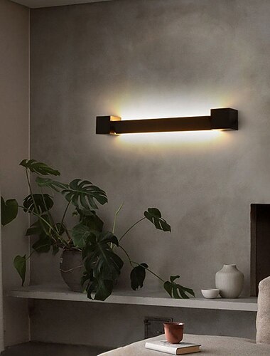 led wandleuchten dimmbar innen drehbar streifen design wandleuchten für schlafzimmer badezimmer flur tür treppe 110-240v