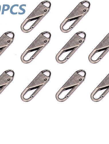 10 قطع العالمي سستة مجتذب انفصال سستة رئيس الفورية سستة إصلاح أطقم ل سستة المنزلق DIY الخياطة الحرفية الخياطة مجموعات سحابات