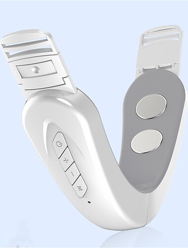 EMS ansigtsløftningsmaskine dobbelt hagefjerner ansigtsslanker V-line kæbe ansigtsløftningshudstramningsanordning ansigt vibration massager Valentinsdag gave