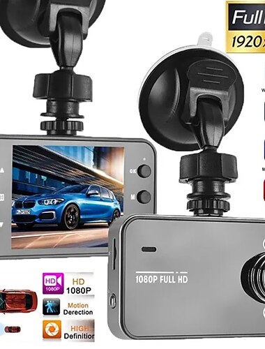 K6000 1080p New Design / Full HD Car DVR 120 Degree Wide Angle 2.4 inch IPS Dash Cam with Night Vision / Loop recording / White Balance Car Recorder