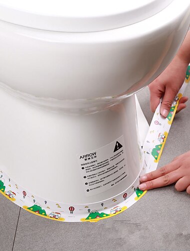 toiletlijm sticker, keuken waterdicht oliebestendig en schimmelbestendig tafel hoek muur hoek verfraaiing sticker 3cm*1.5m(1.5*59.06")