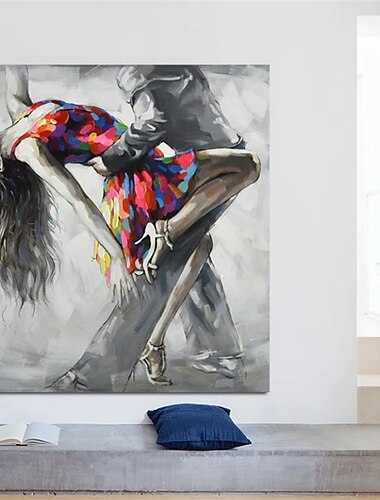  التانغو الرقص النفط الطلاء عارية مثير امرأة راقصة الباليه الجسم عارية النفط الطلاء على قماش توالت بدون إطار