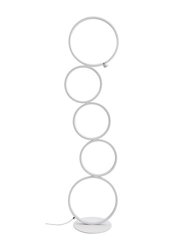 Luminária de Chão Lâmpadas ambiente / Decorativa Contemporâneo Moderno / Estilo nórdico Fonte de Alimentação LED Para Quarto / Quarto de Estudo / Escritório Alumínio 85-265V Preto / Branco