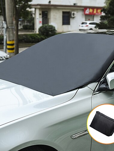 1 st Paraply Car Shade Framruta Elastisk Magnet Indragbart Till Universell Vindruta INTEGRITET Sol Solskydd Polyvinylklorid 21*12.5 cm