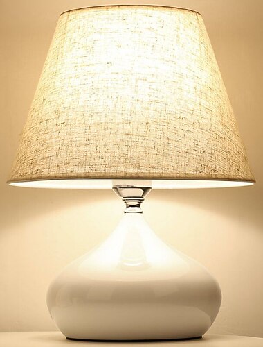 מנורת שולחן / מנורות ליד המיטה רב גוון / לד / חיישן מגע כפרי / לודג' / בסגנון נורדי לסלון / חדר שינה מתכת לבן