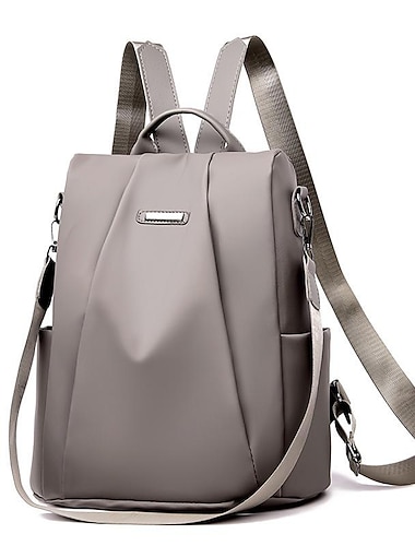 simple petit sac à dos antivol, sac à bandoulière bidirectionnel, cartable étanche pour l'école&amp;ampli ; voyage (12,2 * 11,02 * 4,72) pouces, cadeau de retour à l'école