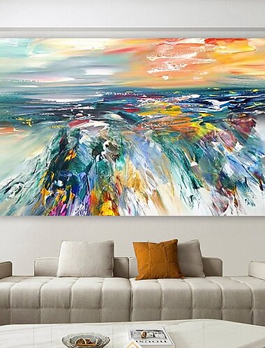 pintura a óleo artesanal pintada à mão arte na parede decoração para casa decoração tela enrolada sem moldura