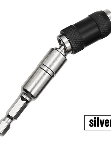 1 pc elektrische schroevendraaier metalen boor met rechte &versterker; draaistanden, metalen houtbewerkingsgereedschappen