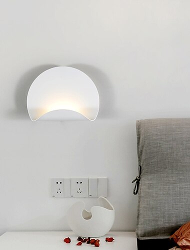 kinkiet led kinkiety wewnętrzne nowoczesny minimalistyczny styl aluminiowy salon sypialnia korytarz kinkiet 110-240v