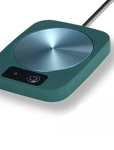 kaffekoppsvärmare vattentät smart kopp kaffemugg varmare underlägg för uppvärmning & värma kaffe dryck mjölk te och varm choklad aluminium metall panel säker pålitlig