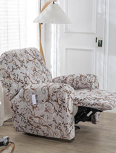 Stretch-Relaxsesselbezug, Relaxsessel-Bezüge, 1-Sitzer-Sessel, Couch-Schonbezug mit elastischer Schlaufe, Anti-Katzen-Kratz-Möbelschutz für Kinder, Haustiere, Hunde, Katzen