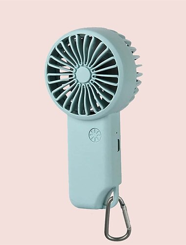 Ventilator mic de mână silențios – Ventilator USB reîncărcabil mic cu 3 viteze pentru acasă birou și utilizare în aer liber