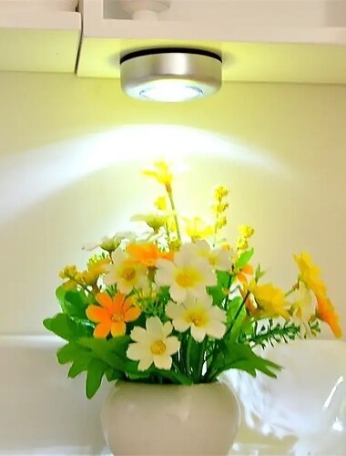 4 pezzi lampada da parete di emergenza 3 led cucina sotto l'armadio luce dell'armadio con adesivo tap touch lamp space sticker lampada da parete senza fili armadio camera da letto cucina