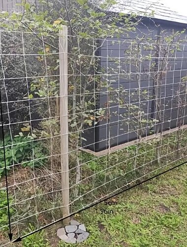 polyesterová pergola pro popínavé rostliny, 5 * 15 stop opakovaně použitelná síť pro kutily pro výsadbu, zahradní potřeby, podpůrné konstrukce pro rostliny