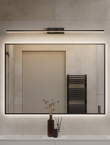 led miroir avant lampe vanité lumière dimmable 60 cm/80 cm applique murale cuivre 260 degrés rotatif pour moderne simple chambre salle de bain cadeau pour les amis de la famille ip20