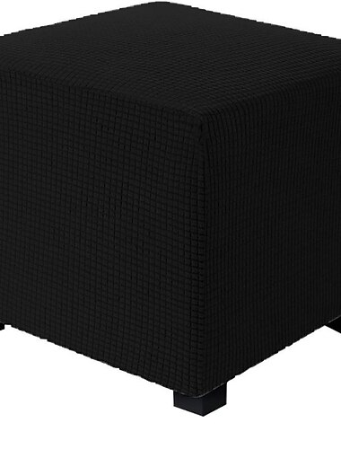 housse de pouf extensible housses de pouf carrées housse de tabouret de rangement pliable rectangulaire housse de banc protecteur de meubles housse souple avec fond élastique