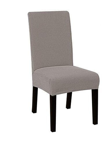 vannavstøtende spisestuestoltrekk stretch stol sete slipcover spandex med elastisk bunnbeskytter for spisestue bryllupsseremoni slitesterk vaskbar