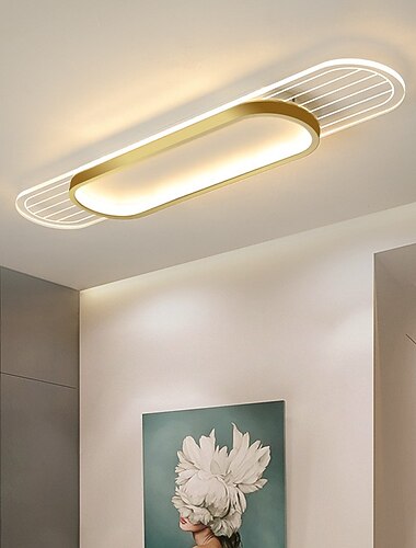 led stripe lampe aluminiumslegering innfelt taklampe 25cm taklampe for stuegang gang