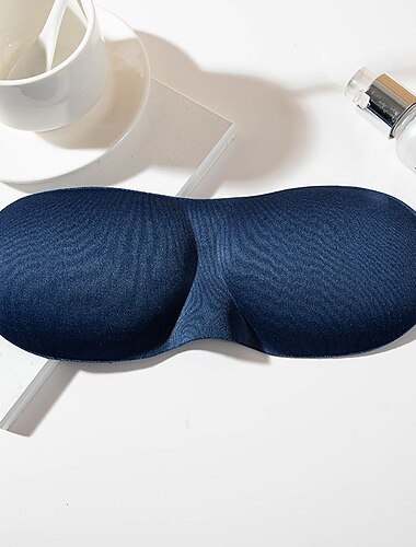 1 st 3d slaapmasker blinddoek slaaphulpmiddel zacht traagschuim oogmasker voor slapen reizen blockout lichte oogafdekking