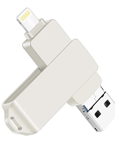 Clés USB 3 en 1, 32 Go 64 Go 128 Go iPhone iPad USB Flash 3.0 clé USB pour iPhone iPad Android PC