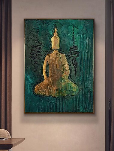 pintura decorativa tailandesa estilo do sudeste asiático pôsteres de parede índia bergamota lótus ioga buda impressões em tela decoração de sala de estar