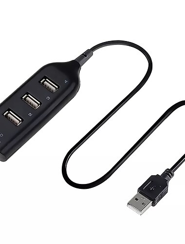 USB 2.0 Naben 4 Häfen 4-IN-1 USB-Hub mit USB2.0 * 1 5 V / 2A Stromversorgung Für Laptop PC