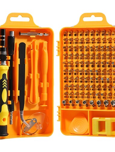 115-teiliges Auto-Präzisions-Schraubendreher-Reparatur-Tool-Kit, multifunktionaler elektronischer Schraubendreher-Satz, Uhr-Handy-Demontage-Reparatur-Schraubendreher-Werkzeuge