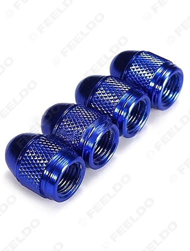 starfire 4 stks universele aluminium ventieldopjes stofkap stem cover stem caps voor auto vrachtwagen fiets decoraties accessoires