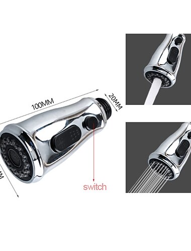 konyhai csapfej csere fekete króm, kihúzható csaptelep permetezőfej fúvóka rögzítési szerelvények tartozékok, levegőztető spray fröccsenésmentes kifolyó