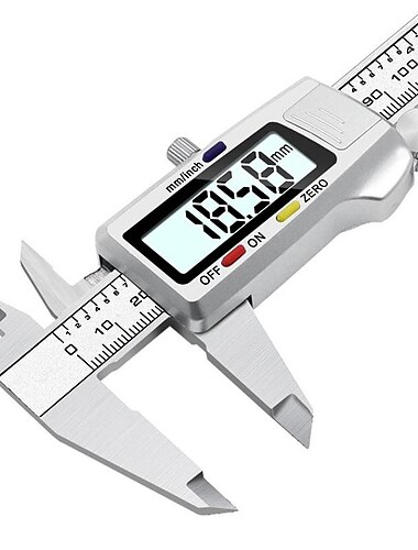 paquímetro de exibição digital de alta precisão 0-150 mm ferramentas de medição paquímetro de aço inoxidável de metal