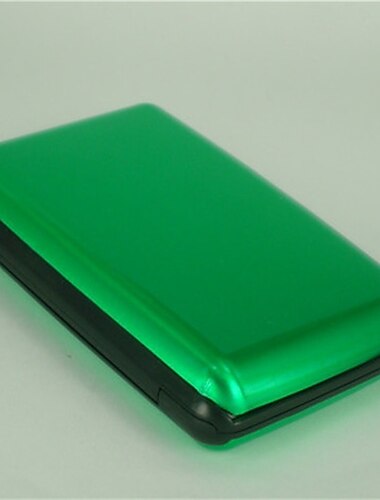 Pocket Business Id Credit Cards Wallet Holder Case Aluminum Metal Men Waterproof Business Id Credit Card Wallet Plastic Pouch