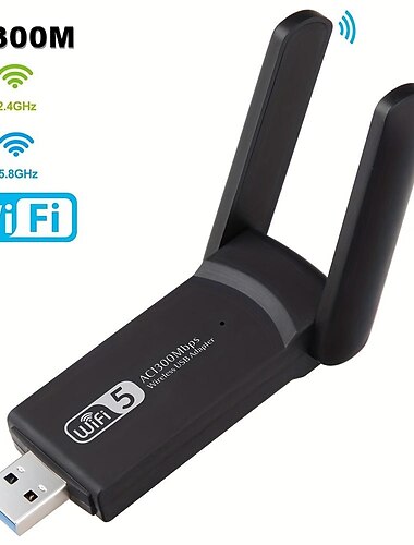 2.4g 5g 1300mbps placă de rețea fără fir usb dongle antenă ap adaptor wifi dual band wi-fi usb 3.0 lan ethernet 1200m