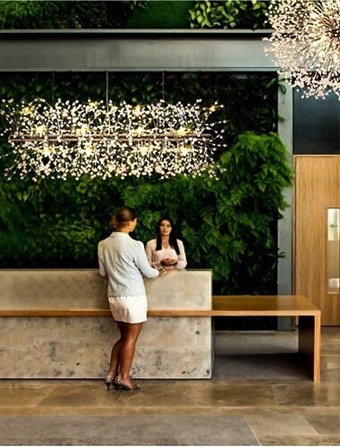 72 cm design sputnik lucerna desgin lustr kovový květinový styl korálky sputnik galvanicky pokovený umělecký ostrov 220-240v