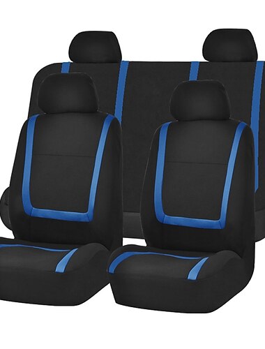 9 stk Bilsæde Dække til Komplet sæt Blød Vand resistent Anti-Skrid til SUV / Van / Bil