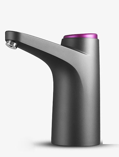 Distributeur d'eau de 5 gallons - Pompe à eau électrique automatique avec charge USB portable pour la maison le bureau et l'extérieur s'adapte aux bouteilles de 2 à 5 gallons