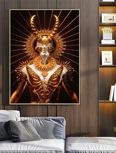 スカル像 ウォールアート キャンバスプリント 絵画 アートワーク ピクチャー 北欧 彫刻 モダン ホームデコレーション 装飾 ロールキャンバス フレームなし フレームなし 未延伸