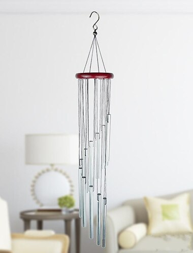 dzwonki wietrzne na zewnątrz, 23-calowe melodyjne dzwonki wietrzne z 12 dostrojonymi rurkami dla mamy mamy, elegancki wystrój ogrodu, dla mamy mamy babci cioci