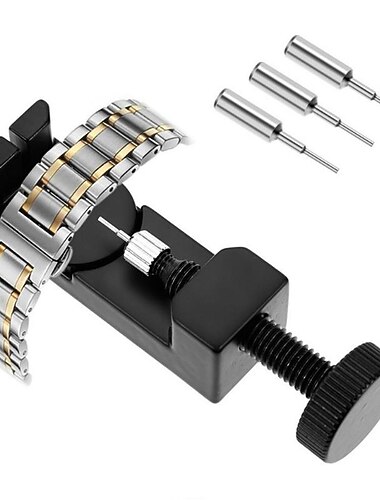 時計修理ツール 時計バンド リンクピン リムーバー オールメタル ストラップ リンク リムーバー (3 ピン)