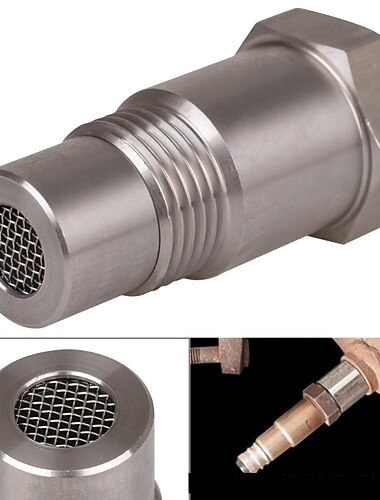 2 τεμάχια αντάπτορα σπείρωσης αισθητήρα οξυγόνου M18x1.5 Καθολική προέκταση νήματος 304 ανοξείδωτου χάλυβα αυτοκινήτου