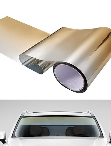 1 pc Parabrezza parasole per auto Facile da installare Per Universali Parabrezza Protezione solare Vinile 20*150 cm