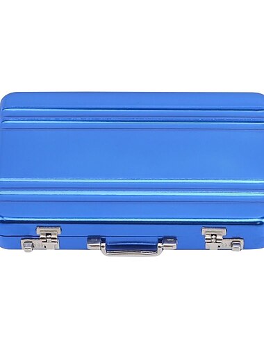 Maletín de modelo de caja de bloqueo soporte de tarjeta de presentación de metal de aluminio