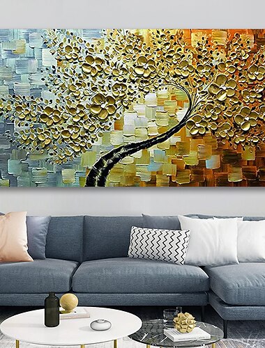 100% käsinmaalattu nykytaide öljymaalaus kankaalle nykyaikaiset maalaukset kodinsisustus taidemaalaus iso kangas taide (rullattu kangas ilman kehystä)