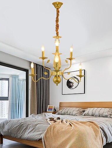 lampada a sospensione a led 6/12/16 luci lampada a sospensione fattoria rustico industriale ferro candela plafoniera per sala da pranzo apparecchio di illuminazione candela appesa lampada a